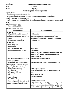 Giáo án lớp 4A2 Tuần Thứ 32