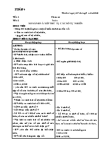 Giáo án lớp 4A2 Tuần Thứ 4