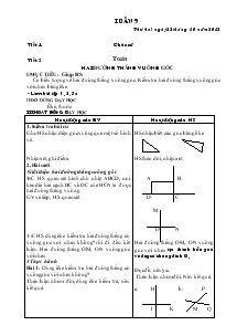 Giáo án lớp 4A2 Tuần Thứ 9