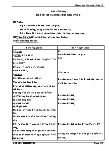 Giáo án môn Thủ công 1 - Tuần 12