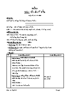 Giáo án Tập viết 1 tuần 1 - 22