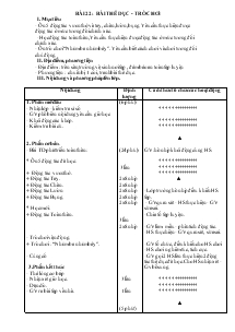 Giáo án Thể dục lớp 3 bài 22 - 70