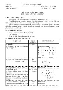 Giáo án thể dục lớp 3 Bài 48