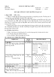 Giáo án thể dục lớp 3 Bài 9