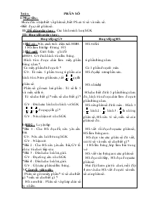 Giáo án Toán Lớp 4 Tuần 20