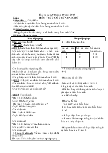 Giáo án Toán Lớp 4 Tuần 7