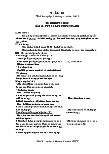 Giáo án Tự nhiên xã hội, đạo đức và thủ công lớp 1 tuần 18