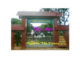 Tập đọc Con chim chiền chiện