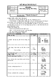 Thể dục Lớp 2 - Bài 4: Tên trò chơi: “Nhanh lên bạn ơi”