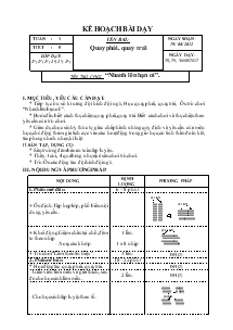 Thể dục Lớp 2 - Bài 5: Tên trò chơi: “Nhanh lên bạn ơi”