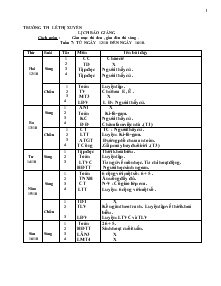 Bài giảng Tập đọc Tuần : 7 Tiết : 19 - 20 Tên bài dạy : Ngừơi thầy cũ