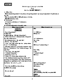 Bài giảng Toán tiết 96: bảng nhân 3 tuần 20