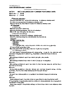 Giáo án Hoạt động ngoài giờ lên lớp (tham khảo 7)