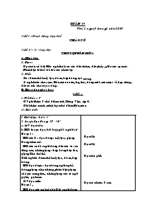 Giáo án Lớp 2 các môn Tuần 19- 29