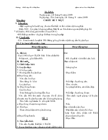 Giáo án lớp 2 - Chiều Tuần 5 Trường TH Võ Thị Sáu