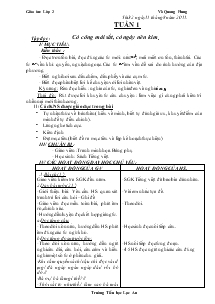 Giáo án lớp 2 - Trường Tiểu học Lạc An