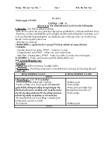 Giáo án Lớp 2 Trường Tiểu học Vạn Phú 2