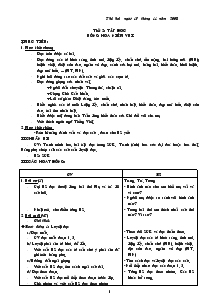 Giáo án Lớp 2 Tuần 13 - Bùi Thị Nhi