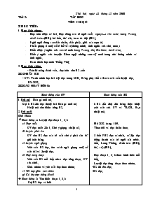 Giáo án Lớp 2 Tuần 17 - Bùi Thị Nhi