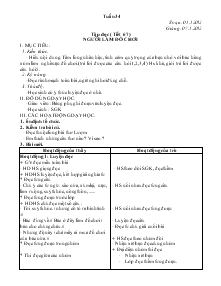 Giáo án Lớp 2 Tuần 34 chuẩn