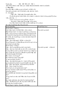 Giáo án Mĩ thuật cả bộ lớp 1