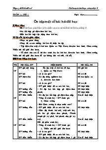 Kế hoạch bài học nhạc lớp 5 - Nguyễn Văn Tuế
