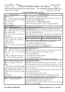 Luyện từ - Câu: Từ ngữ về sông, biển - dấu phẩy