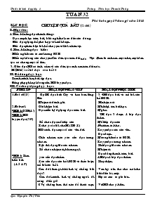 Thiết kế bài dạy lớp 2 Tuần 32 Trường Tiểu học Thanh Thuỷ