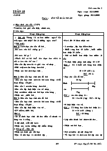 Bài soạn lớp 2 Tuần 18 - Nguyễn Thị Thu Hiền