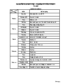 Giáo án lớp 2 Tuần 3 Trường Tiểu học Tân Thanh I