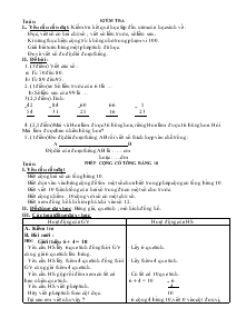 Giáo án Môn Toán Lớp 2 Tiết 3