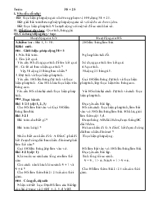 Giáo án Môn Toán Lớp 2 Tiết 5