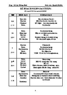 Giáo án Lớp 4 Tuần 6 Trường tiểu học Phùng Minh