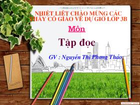 Bài giảng Tập đọc: Tiếng ru