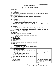 Giáo án Lớp 3 Trường TH Thạnh Trị 2