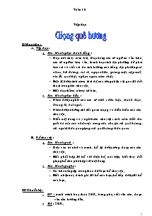 Giáo án Lớp 3 Tuần 10 Năm 2004-2005