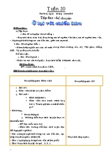 Giáo án Lớp 3 Tuần 20 Năm 2004-2005