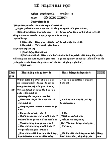 Môn: Chính tả Tuần 2 - Bài: Cô giáo tí hon