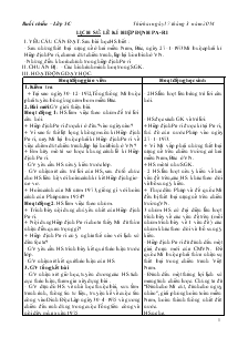 Giáo án các môn phụ Tuần 27 Lớp 4+5