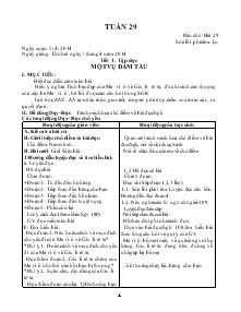 Giáo án Lớp 5 Tuần 29 - Cô Huệ