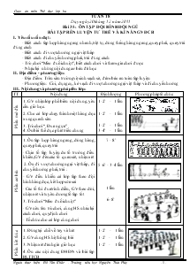 Giáo án Thể dục Lớp 3 Học kì 2 Trường tiểu học Nguyễn Thái Húy