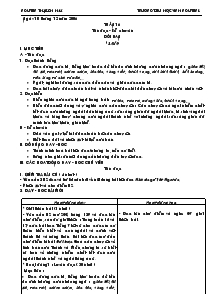 Giáo án Tiếng Việt Tuần 16 - Nguyễn Thị Bích Hải