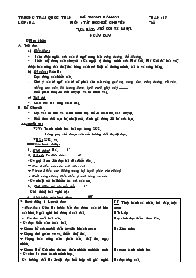 Kế hoạch bài dạy môn Tiếng Việt Tuần 17 Lớp 3
