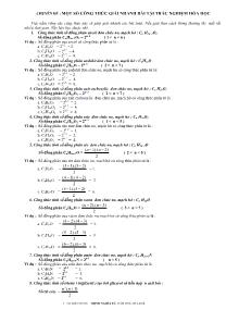 Một số công thức giải nhanh bài tập trắc nghiệm hóa học Lớp 12
