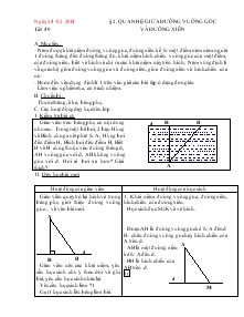 Bài giảng môn Hình học 7 - Tiết 49 - Bài 2: Quan hệ giữa đường vuông góc và đường xiên