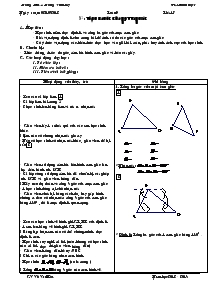 Bài giảng môn Hình học 7 - Tuần 9 - Tiết 17 - Bài 1: Tổng ba góc của một tam giác
