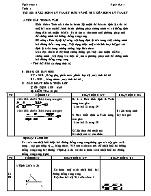 Bài giảng môn Hình học 8 - Tiết 38 : Bài 2 : Định lý ta-Let đảo và hệ quả của định lý ta-let
