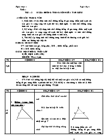Bài giảng môn Hình học 8 - Tiết : 5 bài 4 : Đường trung bình của tam giác