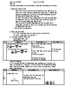 Bài giảng môn Hình học 8 - Tuần :22 tiết 38 : Bài 2 : Định lý ta-Let đảo và hệ quả của định lý ta-let