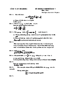 Đề thi học sinh giỏi lớp 9 môn: Toán sở giáo dục và đào tạo Thanh Hoá